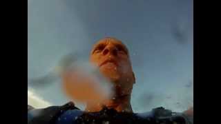 Deep Water Barefoot Start with GoPro looking back.