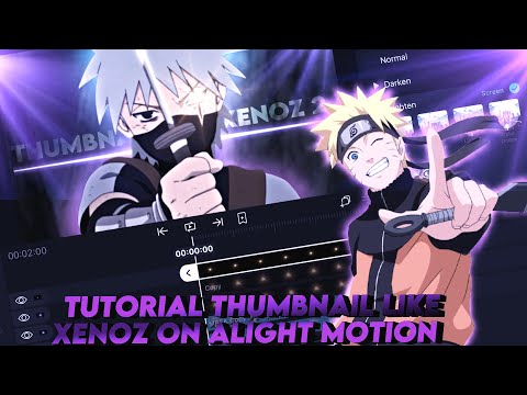 Tutorial Thumbnail Like Xenoz On Alight Motion 4.0(Free Project On Description)