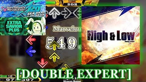 【DDR A20 PLUS】 High & Low [DOUBLE EXPERT] 譜面確認＋クラップ