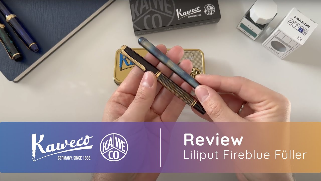 Fireblue Kaweco Liliput Fountain Pen | Fireblue | Review - YouTube