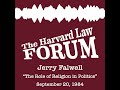 Jerry Falwell at The Harvard Law Forum (1984)