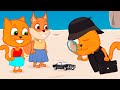 🔴 Cats Family LIVE: Familia de gatos - Detective De Juguetes Perdidos Dibujos Animados en Español