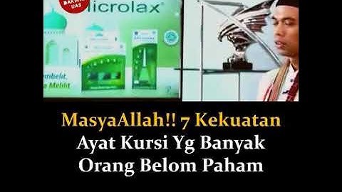 masyaallah!! 7 kekuatan ayat kursi yg banyak org blm paham-Ustadz abdul somad LC.MA (uas)