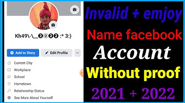 how to create invalid name facebook account without proof|emjoy name fb id without proof 2022 | TSN