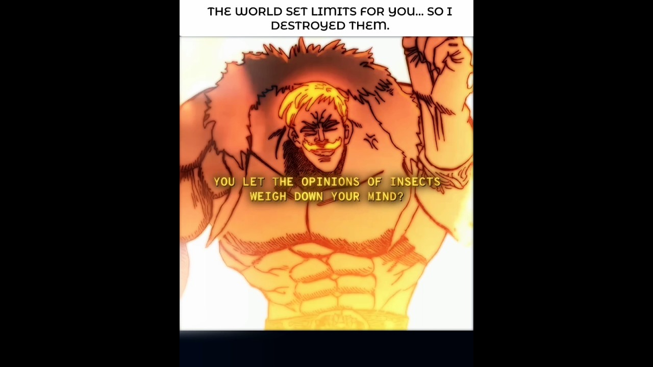 LION SIN OF PRIDE 🦁 | ESCANOR 4k EDIT