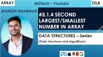 #3.1.4 | Second largest or smallest number in an array | JavaScript