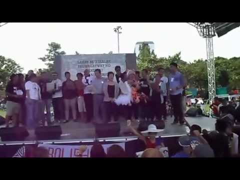 Inyo bang naririnig Awit ng Bayan At Hibik  Finale number PI vs Pork