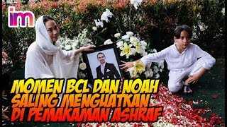 4 Momen BCL dan Noah Saling Menguatkan di Pemakaman Ashraf Sinclair