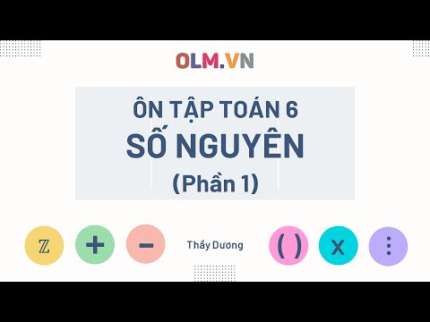 Video [Ôn tập hè toán 6] Tuần 3 | Ôn tập số nguyên (Phần 1)... - youtube