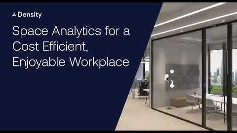 Webinar: Space Analytics for a Cost-Effective, Enjoyable Workplace