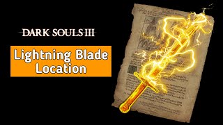 Dark Souls 3: Lightning Blade Location