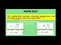 NUMS 2024 | Chemistry | MCQs No. 7 | Solution With Explanation | Molecular Velocities and Temp. |