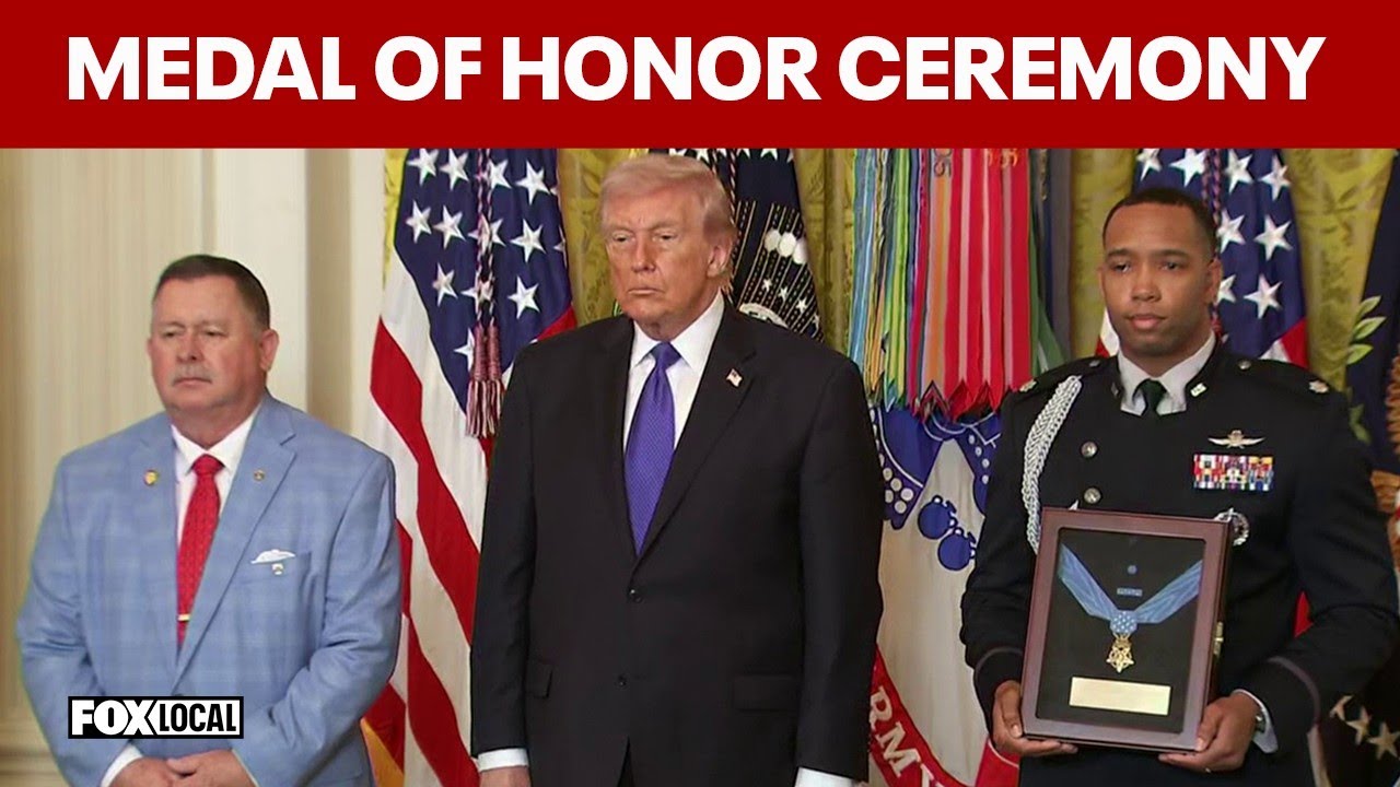 President Trump participates in the Medal of Honor Ceremony, gives update on Iran strike
