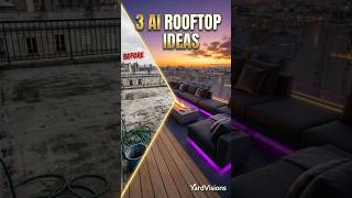 3 Insane AI Rooftop Terrace Ideas 🍸 #architecture