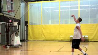 Rebounding machine provides repetition