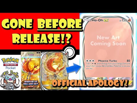 new pokemon card art Official Apology! Biggest Cards Removed from New Pokémon TCG Pocket Set  BEFORE Release (Pocket News)