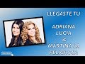 ► LLEGASTE TÚ | Adriana Lucía &amp; Martina la peligrosa (Letra 2018)