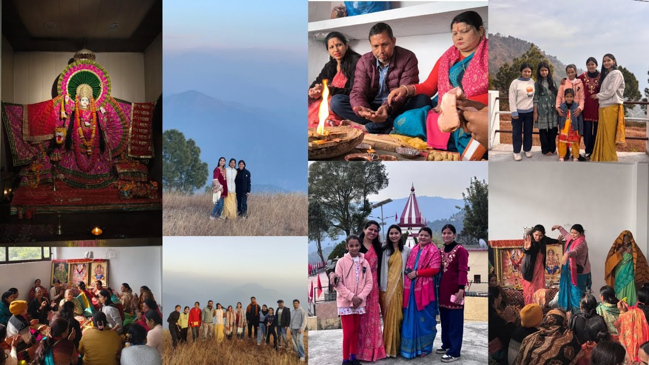 ASHTMI POOJAN+ Bhandara at Mandir✨🙏💗 DAY-6,7  | AKANSHA UNIYAL VLOGS | 