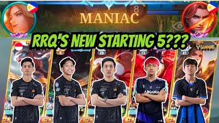 Wow! Is this RRQ Hoshi's Final Starting 5 for MPL ID Season 13? 1rrad Maniac with his Lancelot!