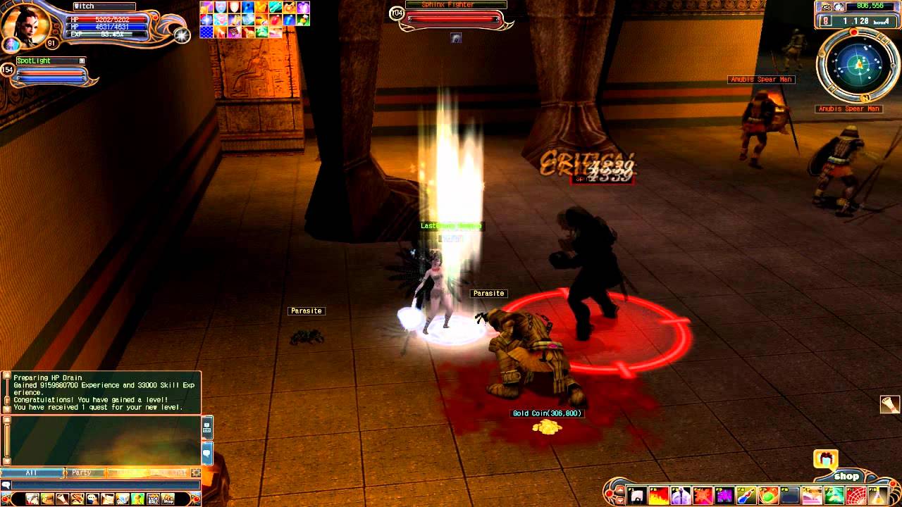 Last Chaos Nexon - Level up 1 to 157 (Witch/Wizard) - Turn all the lights on