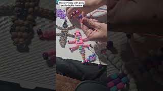 Unicorn or horse pony bead tutorial