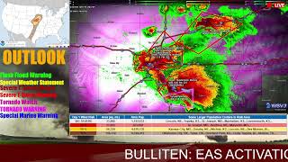 DOUBLE HEADER: Severe T-Storm Warnings OK 4/19/23 (NWR) EAS's#1147/1148