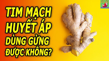 Người bệnh tim mạch huyết áp ăn gừng hoặc uống nước gừng được không?