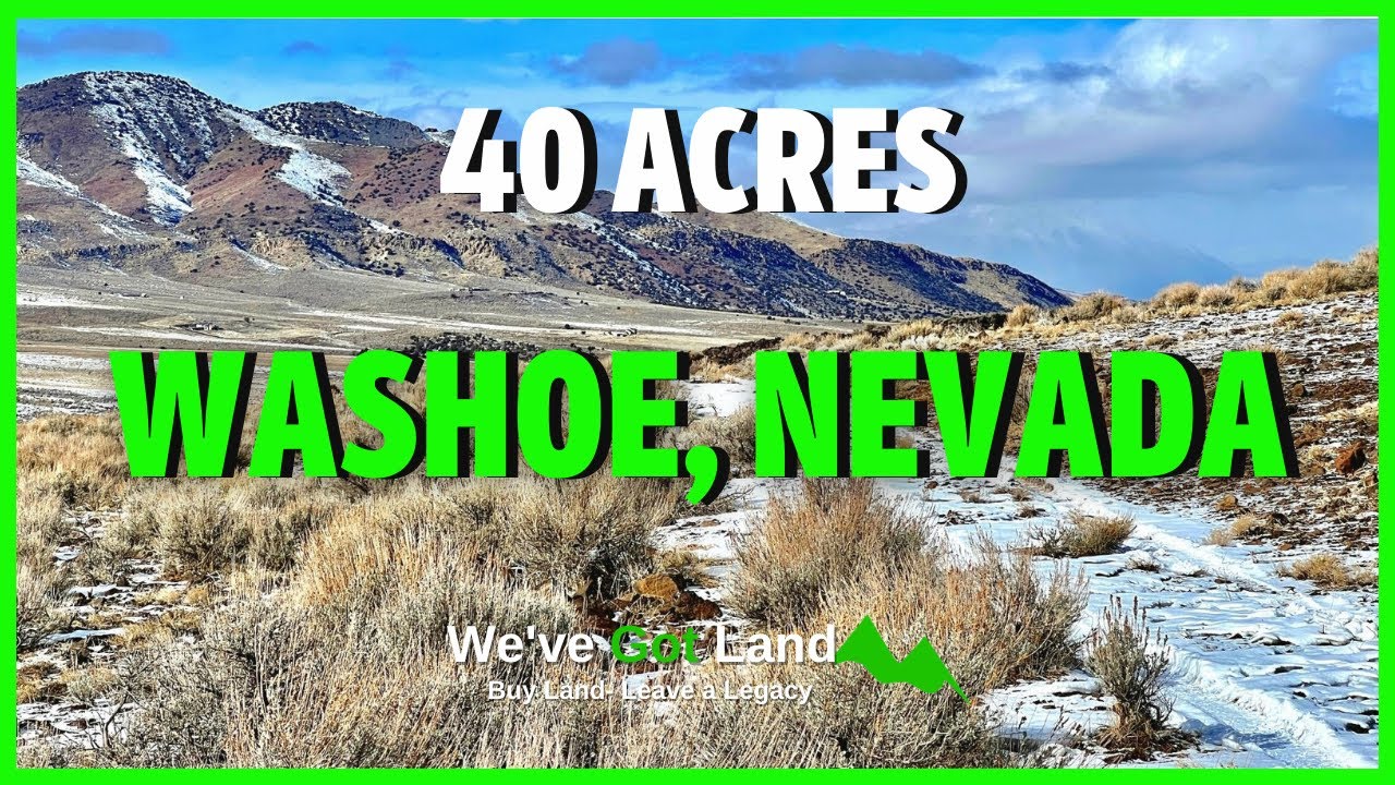 Land For Sale 40 Acres in Washoe County, NV Key Features YouTube