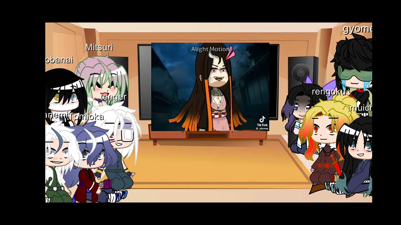 Los pilares reaccionan a Nezuko |Muinezu| parte 2/?