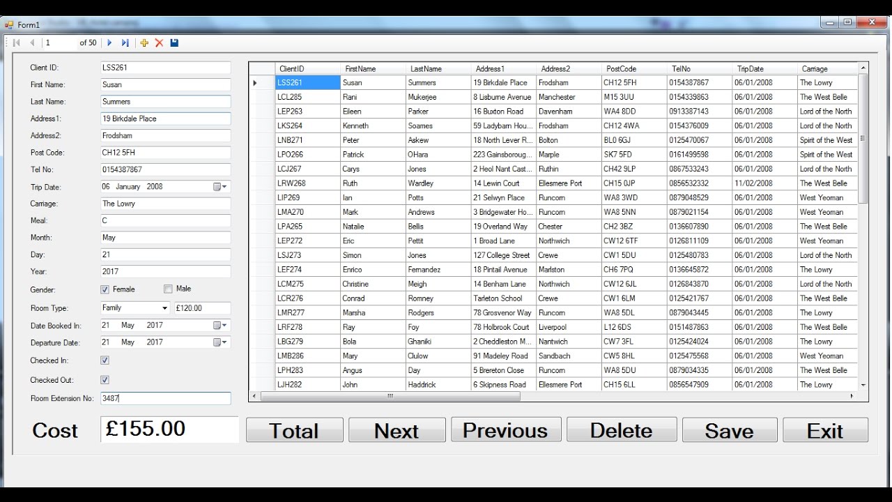 How To Create Hotel Management System With Ms Access In Visual Basic