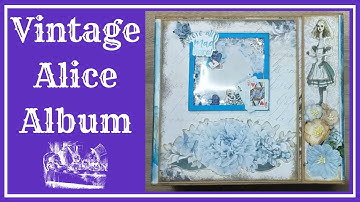 VINTAGE ALICE ALBUM PROJECT SHARE  |  Huge interactive album - made on Twitch  |  **SOLD**
