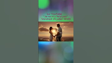 Thumbnail of Shorts YOUTUBE - Je ne m'y ferai pas #andreetheve #chanson #composition