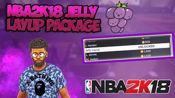 HOW TO JELLY LAYUP IN NBA2K18 - MYCARRER LAYUP PACKAGE - CRAZY LAYUPS!!
