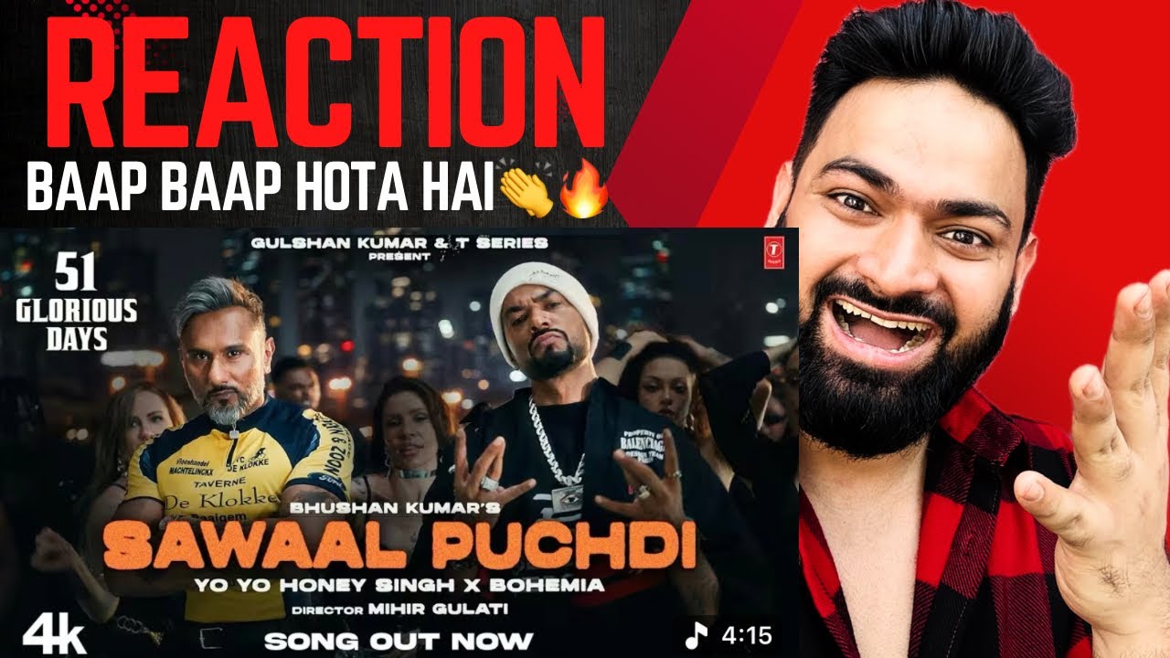 Sawaal Puchdi (Official Video) | YoYo Honey Singh | Bohemia | REACTION | AJAY NEGI #sawaalpuchdi 