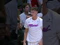 We gotta mic Pelle up more often 😂 just pure energy #nba #micdup #rookie #miamiheat