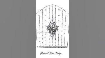 Aariwork sleeve design Tracing for Beginners #aariwork #embroidery #shorts #design