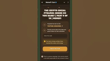 The Crypto Social Pyramid: Where Do You Rank? | Part 9 of 10 | MemeFi | MemeFi Code |