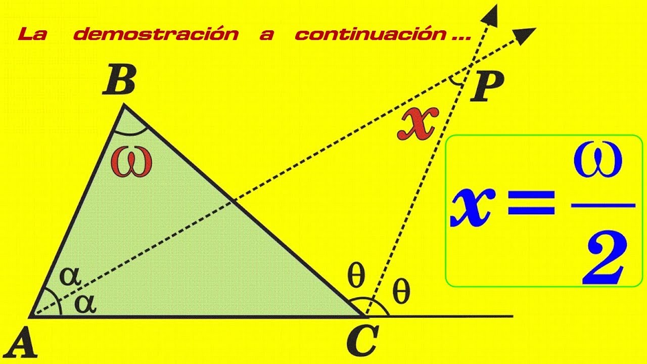 Angulo de un triangulo