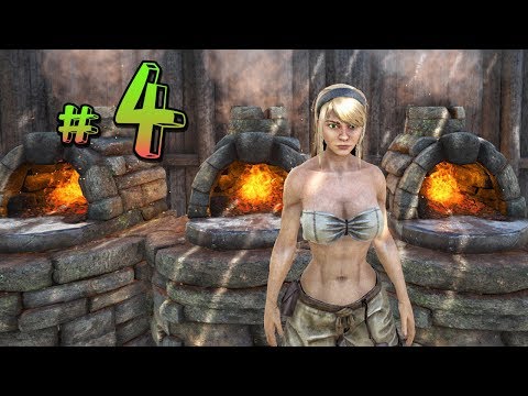 Видео: ARK Survival Evolved на карте Ragnarok - Строим дом. Приручение. Грядки - (04)