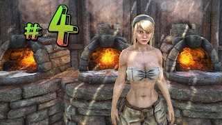 ARK Survival Evolved на карте Ragnarok - Строим дом. Приручение. Грядки - (04)