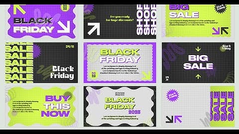 Kinetic Black Friday | AE | After Effects template - Envato elements