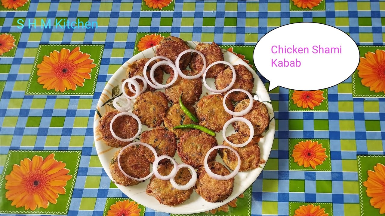 Chicken Shami Kabab, Chicken Shami Kabab recipe, Chicken Shami Kabab