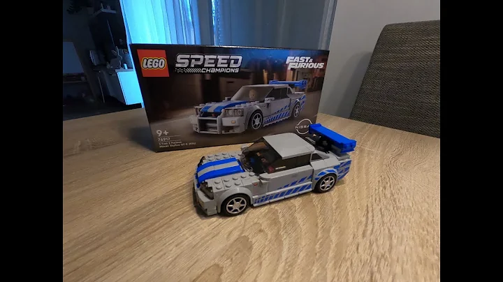 LEGO Speed Champions 76917 F&F Nissan Skyline GT-R R34 timelapse building review