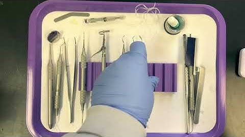 Amalgam Tray Set-up