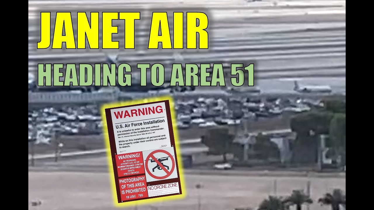AREA 51 Janet Air Jets at Terminal and on Tarmac