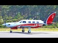 Piper M600 | Arrival, startup and departure | Stord airport, june 2021