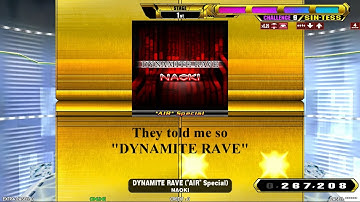 DDR ステルス -Double Play Mode "STEALTH" -  DYNAMITE RAVE ("AIR" Special) PFC 999,950