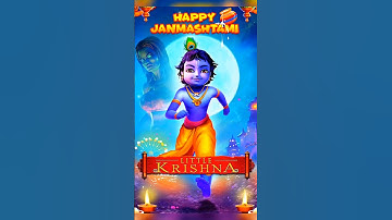 Happy Krishna Janmashtami||Little Krishna #shorts #happykrishnajanmastami #littlekrishna