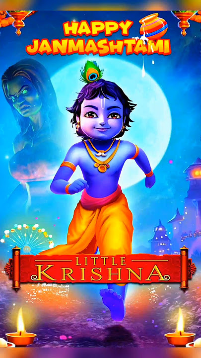 Happy Krishna Janmashtami||Little Krishna #shorts #happykrishnajanmastami #littlekrishna