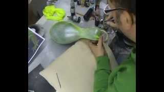 Atelier Meijer - Iguanaskin pin airbrush